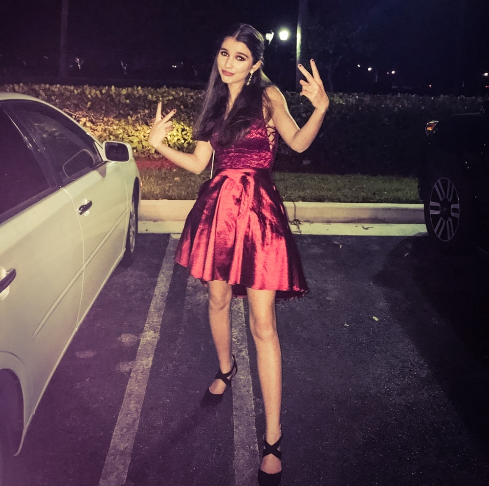 Red dillards homecoming/prom dress